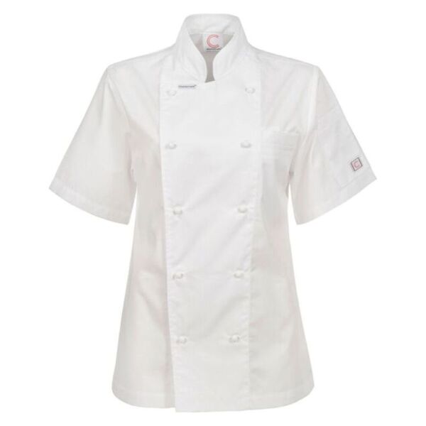 Womens Executive Chefs Lightweight Jacket Short Sleeve Thumbnail