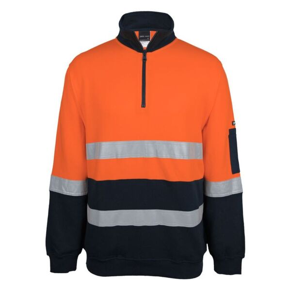 Hi-Vi (D+N)310 Cotton Half Zip Fleece Thumbnail