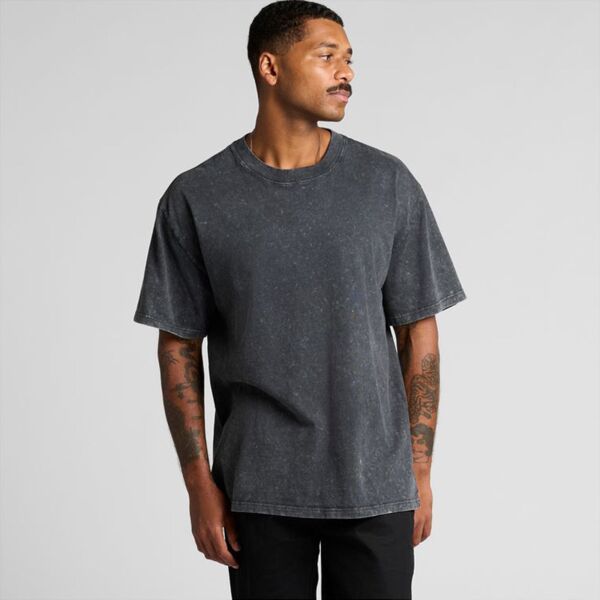 Mens Stone Wash Heavy Tee  Thumbnail