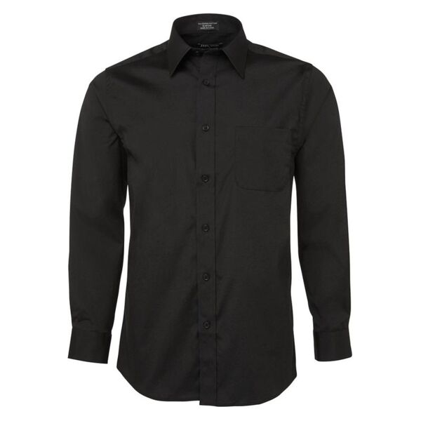 Mens Urban Long Sleeve Poplin Shirt Thumbnail