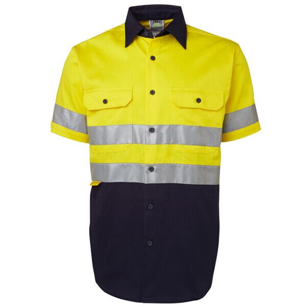 Mens Hi Vis (D+N) Short Sleeve 190G Shirt Thumbnail