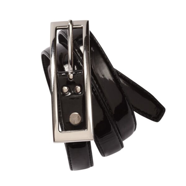 Womens Semi Patent Belt Thumbnail