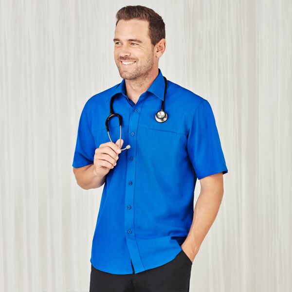 Mens Plain Oasis Short Sleeve Shirt Thumbnail