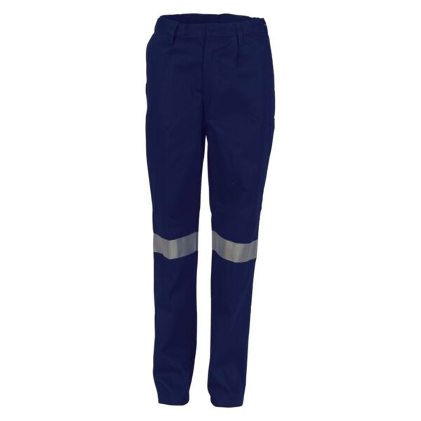 Womens Cotton Drill Pants With 3M Reflective Tape Thumbnail